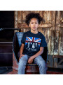 Queen T-shirt til børn | England Flag fotoshoot